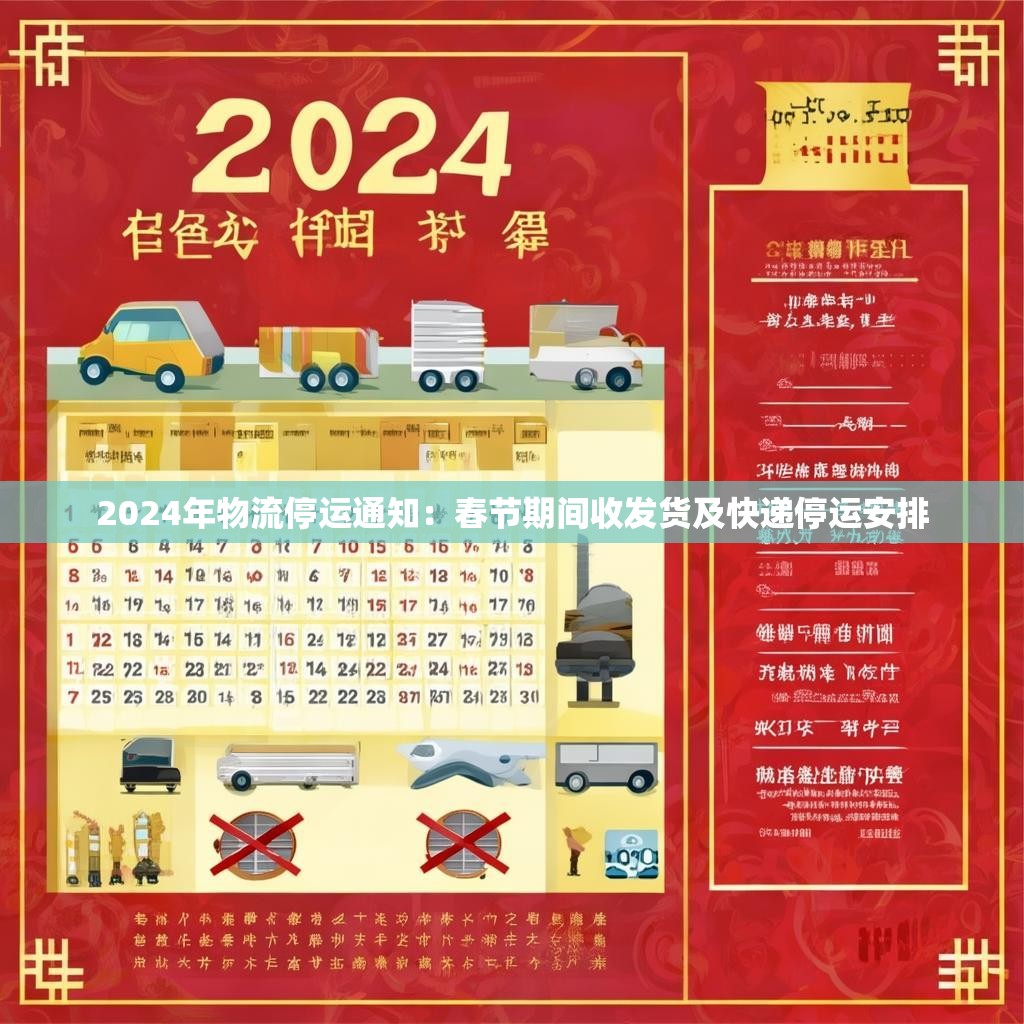 2024年物流停运通知：春节期间收发货及快递停运安排