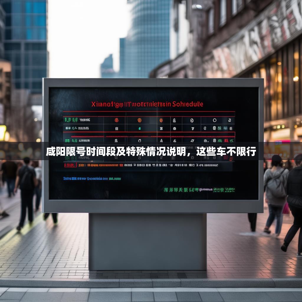 咸阳限号时间段及特殊情况说明，这些车不限行