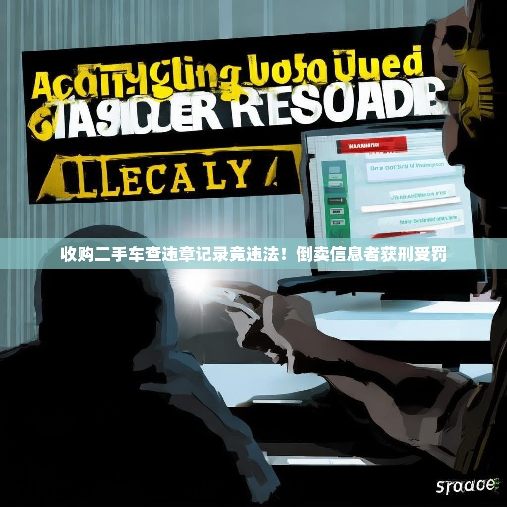 收购二手车查违章记录竟违法！倒卖信息者获刑受罚