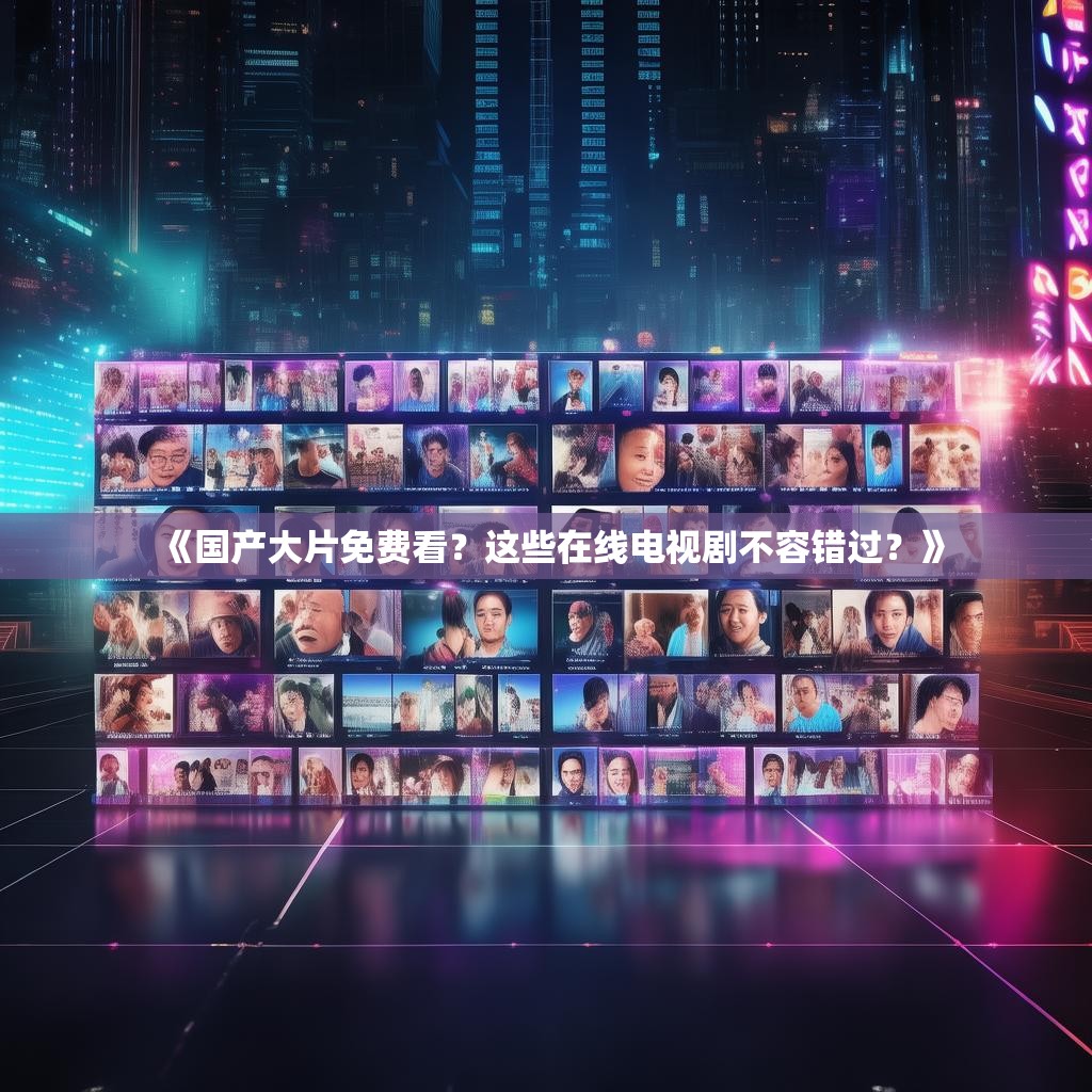 《国产大片免费看?这些在线电视剧不容错过?》