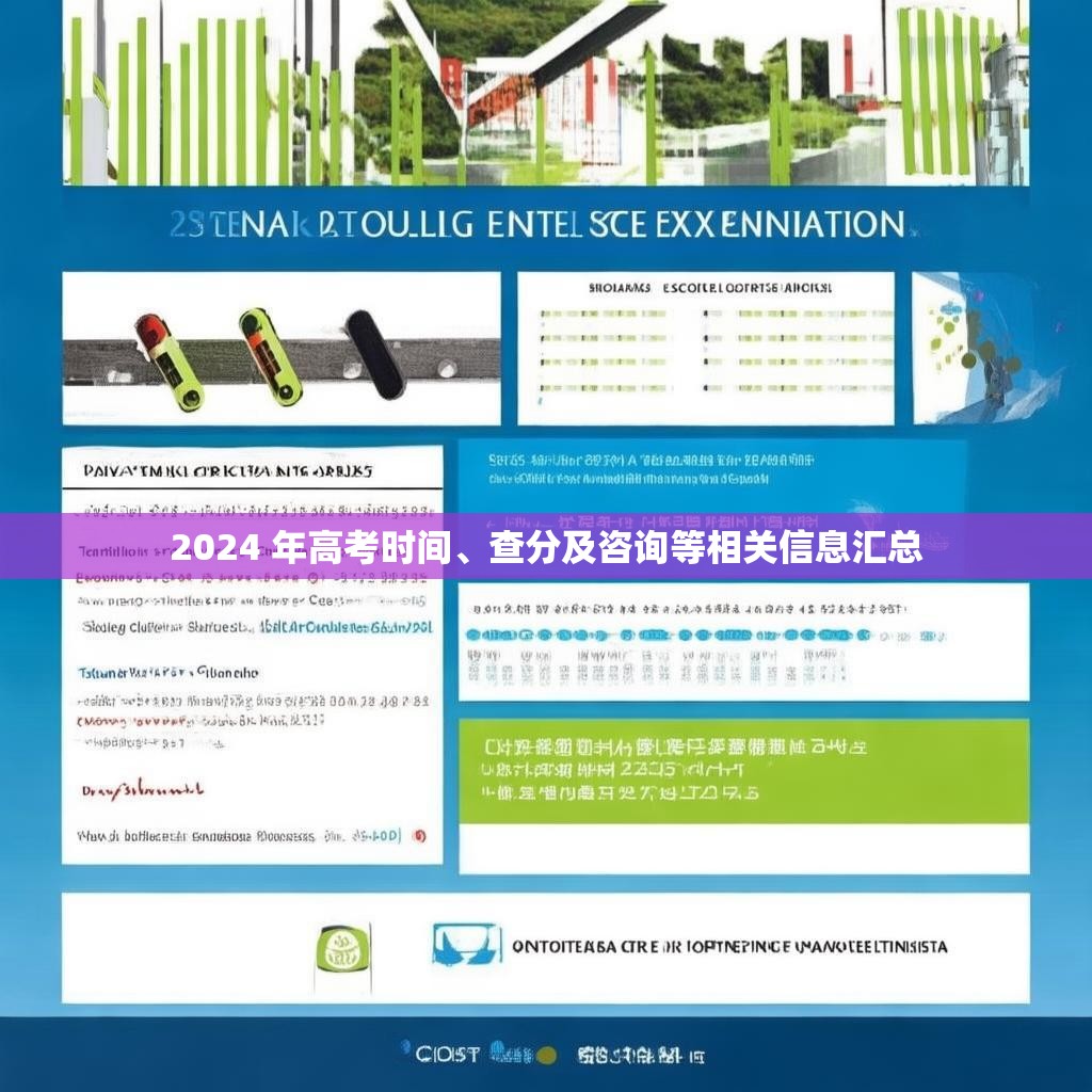 2024 年高考时间、查分及咨询等相关信息汇总