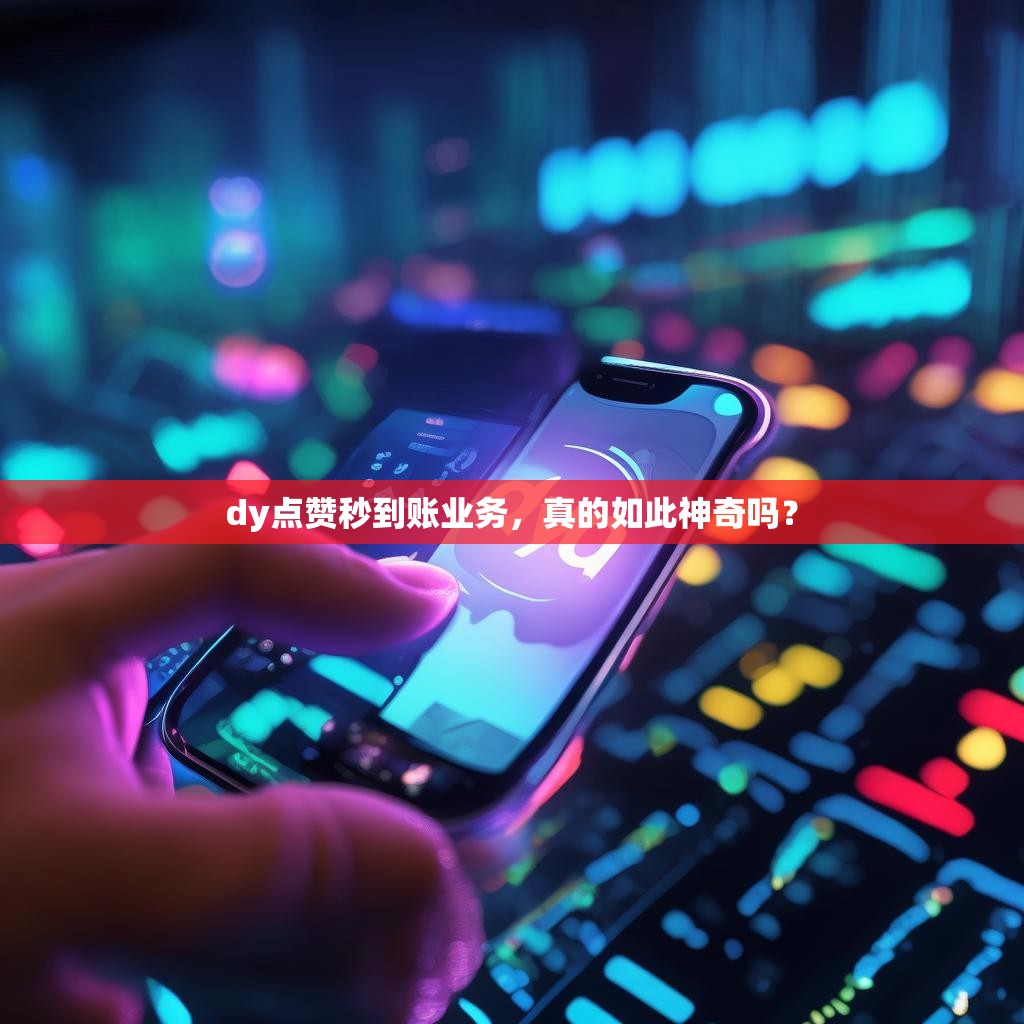 dy点赞秒到账业务，真的如此神奇吗？