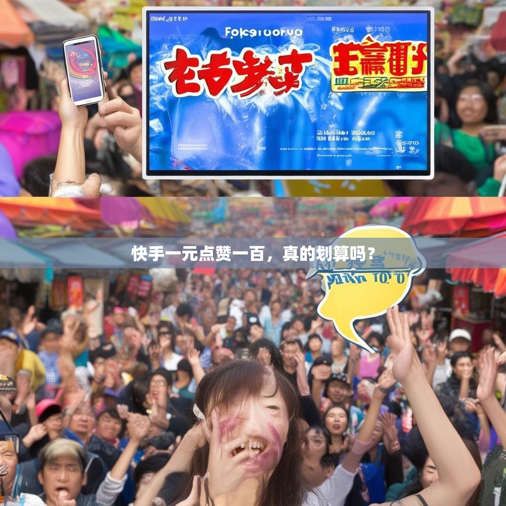 快手一元点赞一百，真的划算吗？