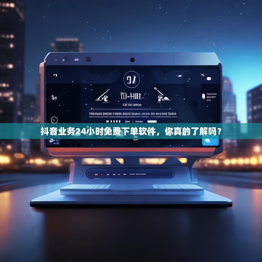 抖音业务24小时免费下单软件，你真的了解吗？