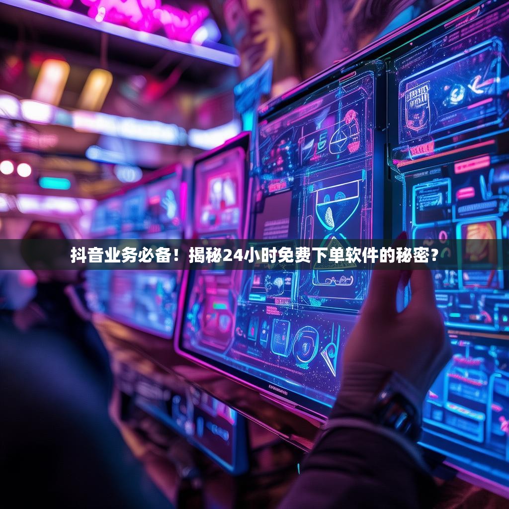 抖音业务必备！揭秘24小时免费下单软件的秘密？