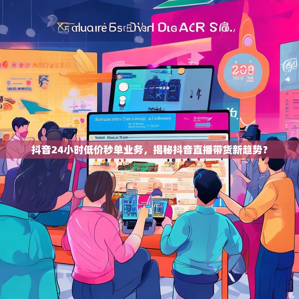 抖音24小时低价秒单业务，揭秘抖音直播带货新趋势？