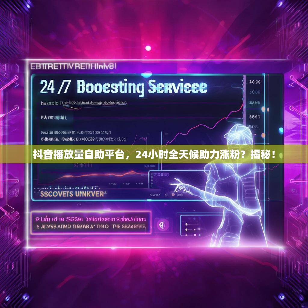 抖音播放量自助平台，24小时全天候助力涨粉？揭秘！