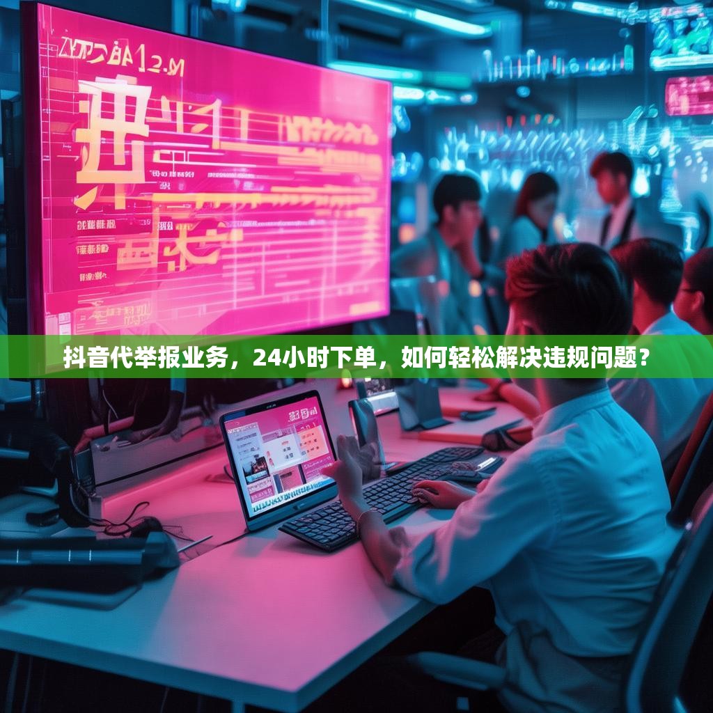 抖音代<strong><mark>举报业务</mark></strong>，24小时下单，如何轻松解决违规问题？