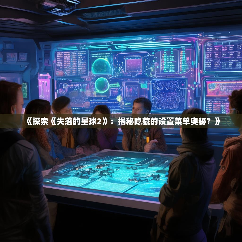 《探索《失落的星球2》：揭秘隐藏的设置菜单奥秘？》