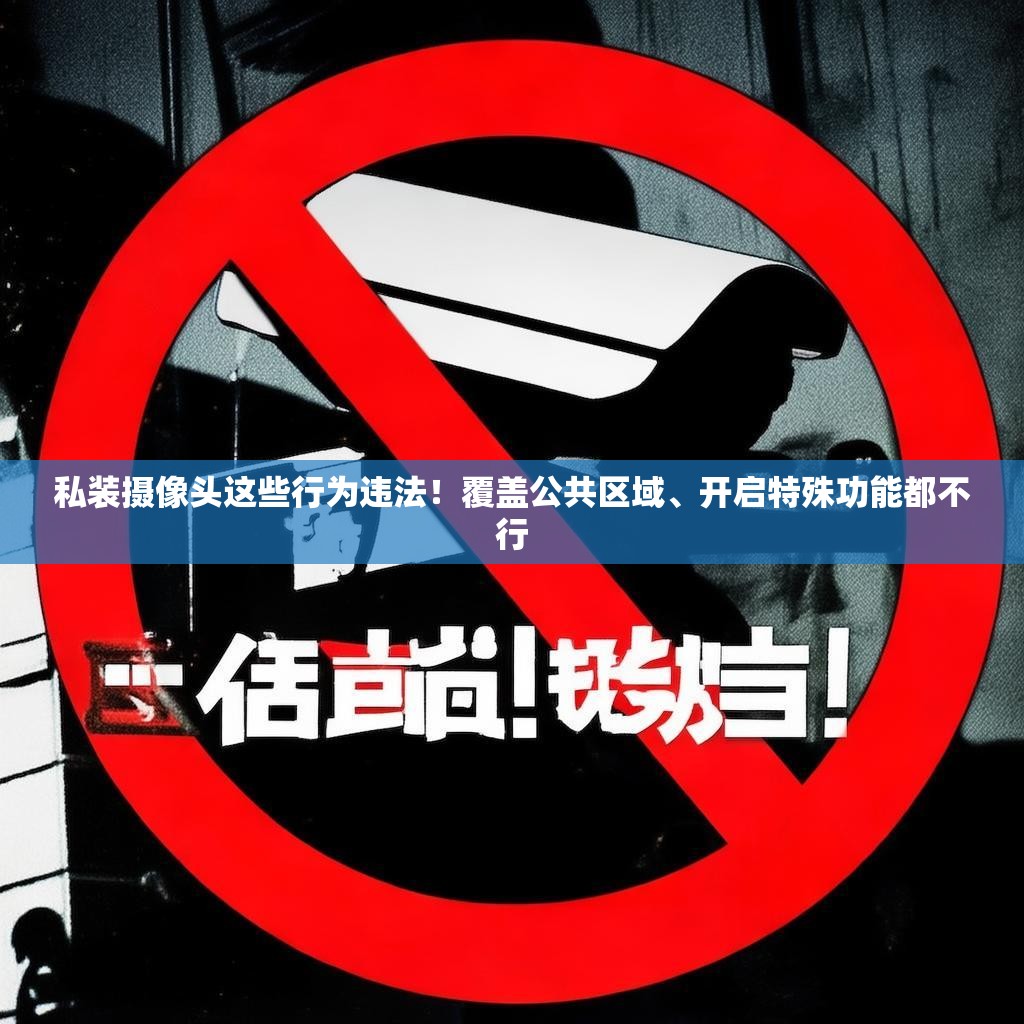 私装摄像头这些行为违法！覆盖公共区域、开启特殊功能都不行