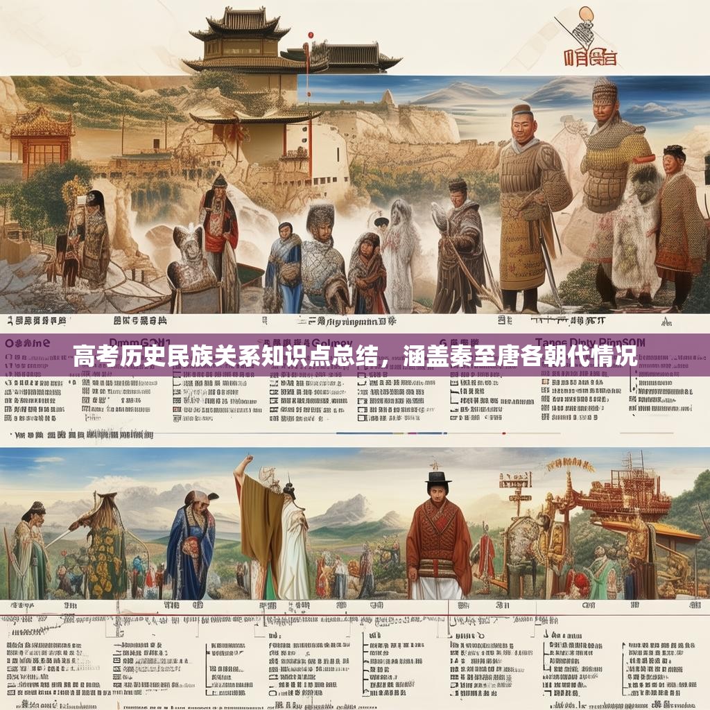高考历史民族关系知识点总结，涵盖秦至唐各朝代情况