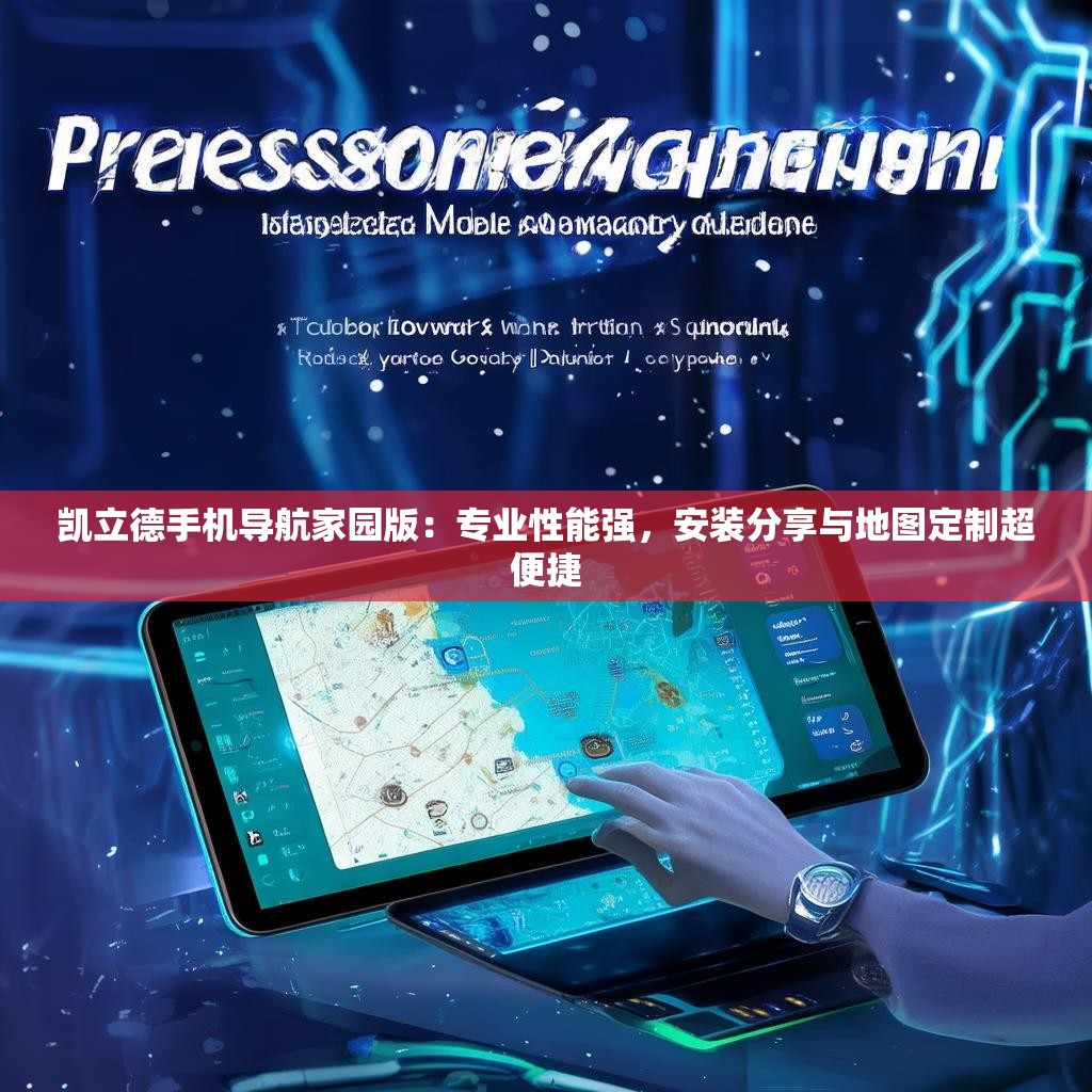 凯立德手机导航家园版:专业性能强,安装分享与地图定制超便捷