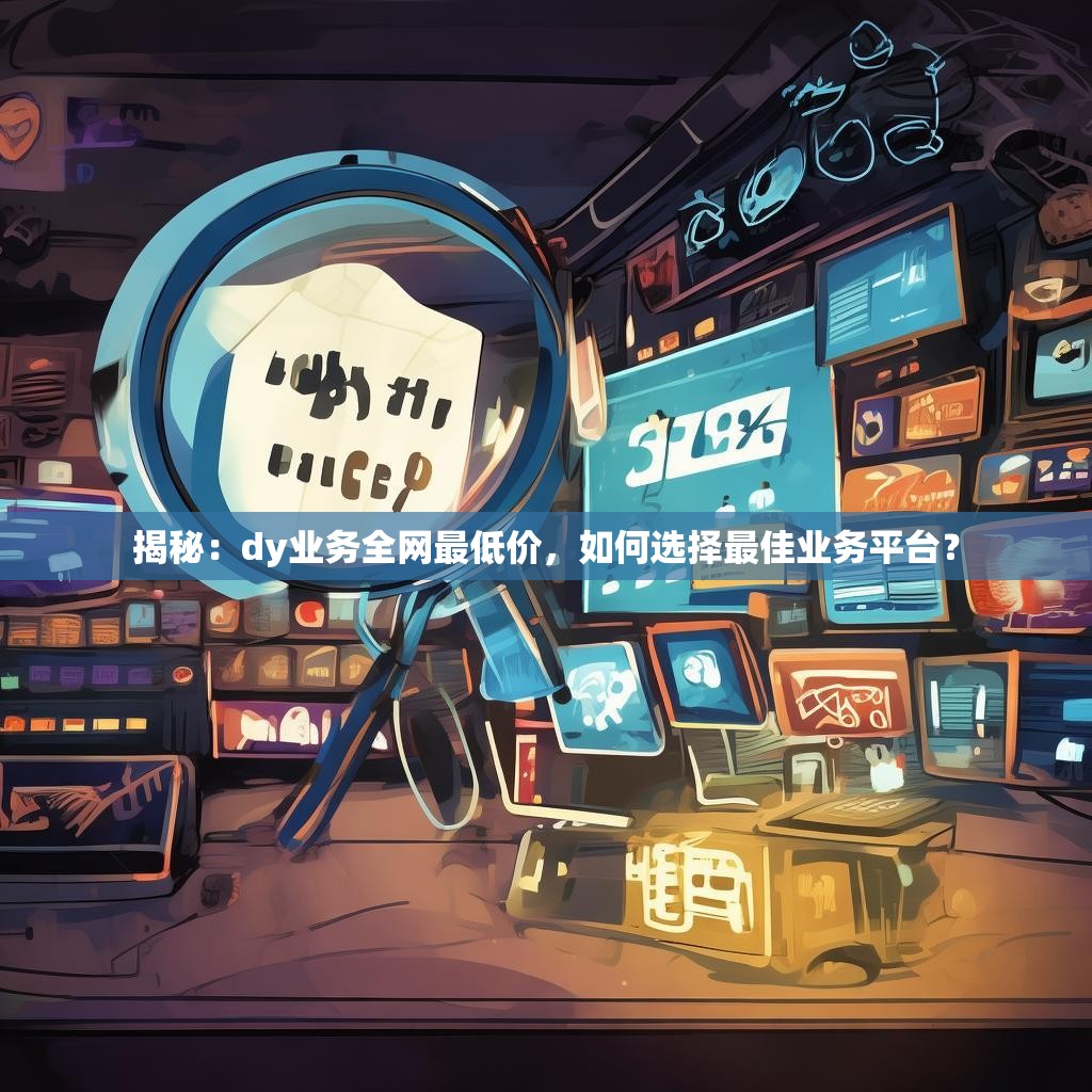 揭秘：dy业务全网最低价，如何选择最佳业务平台？