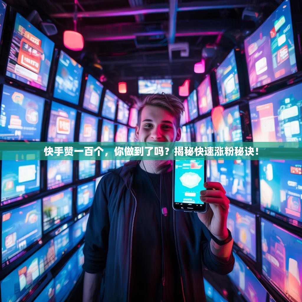 快手赞一百个，你做到了吗？揭秘快速涨粉秘诀！