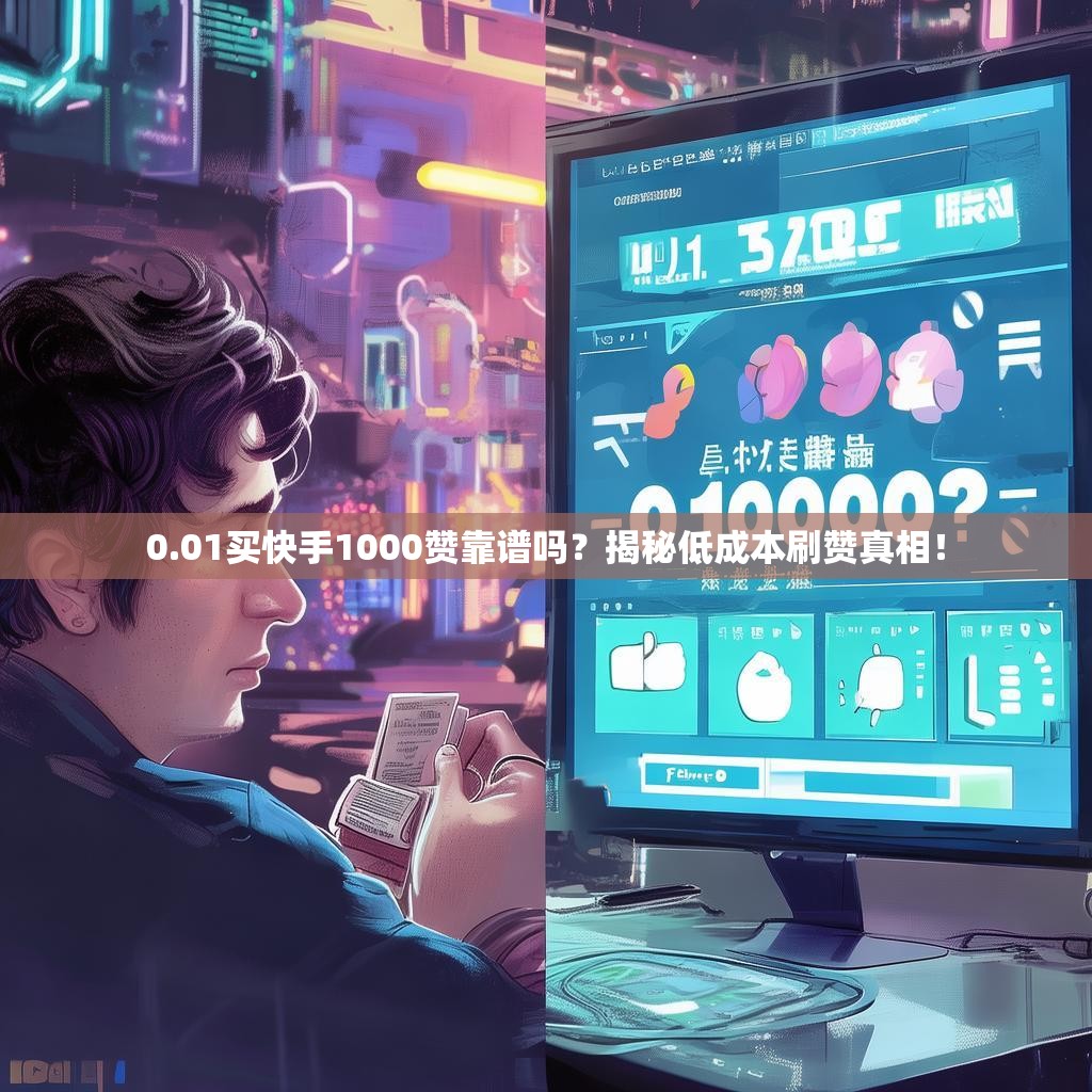 0.01买快手1000赞靠谱吗？揭秘低成本刷赞真相！
