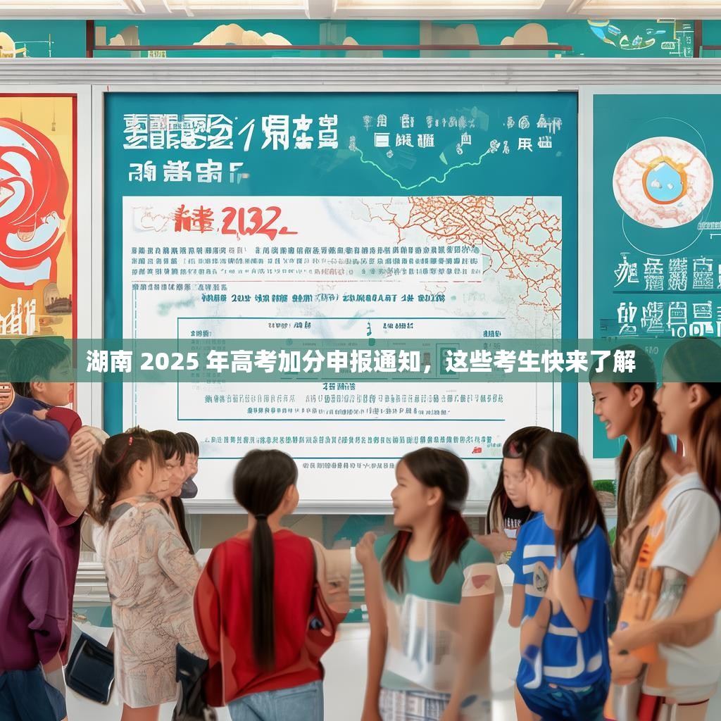 湖南 2025 年高考加分申报通知，这些考生快来了解