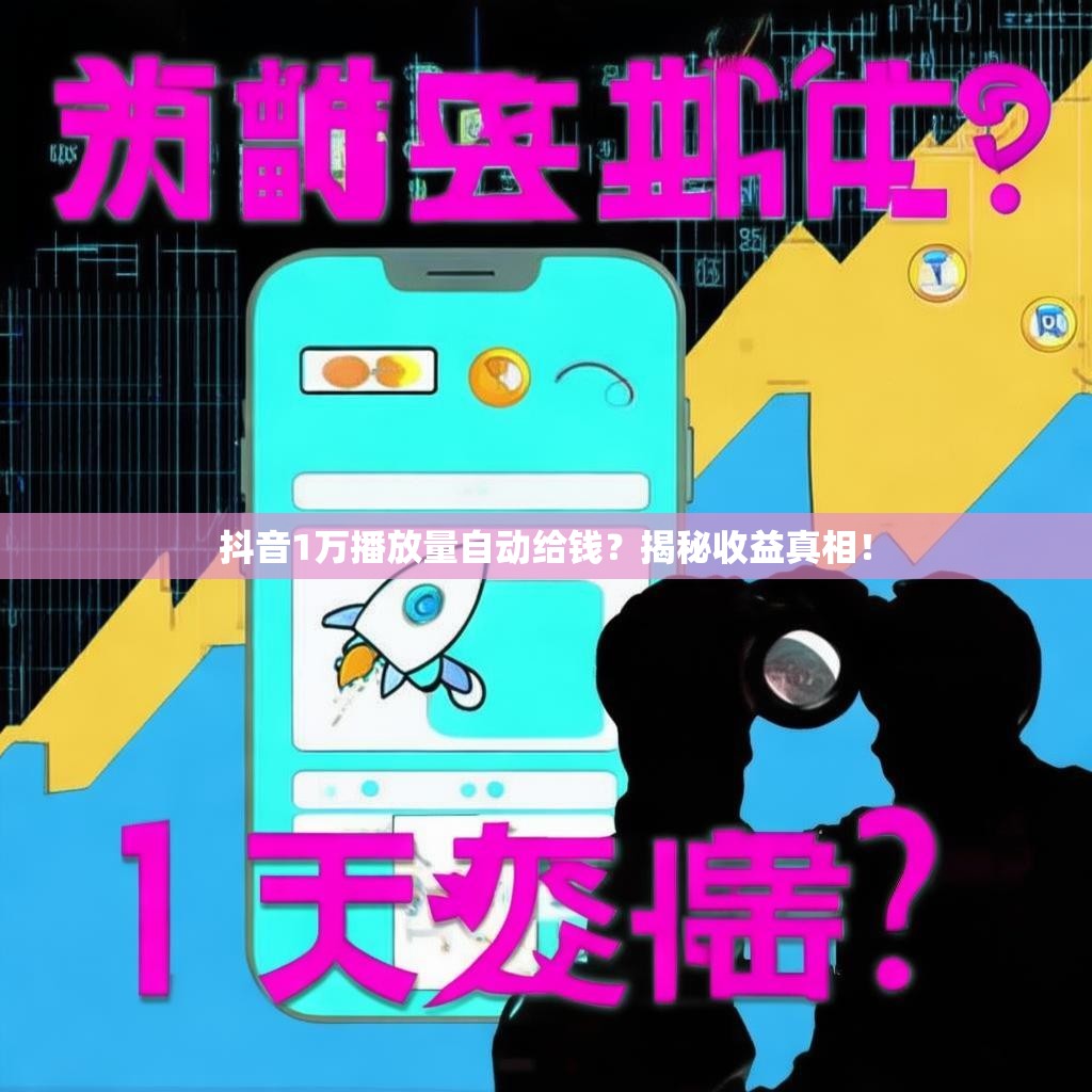 抖音1万播放量自动给钱?揭秘收益真相!