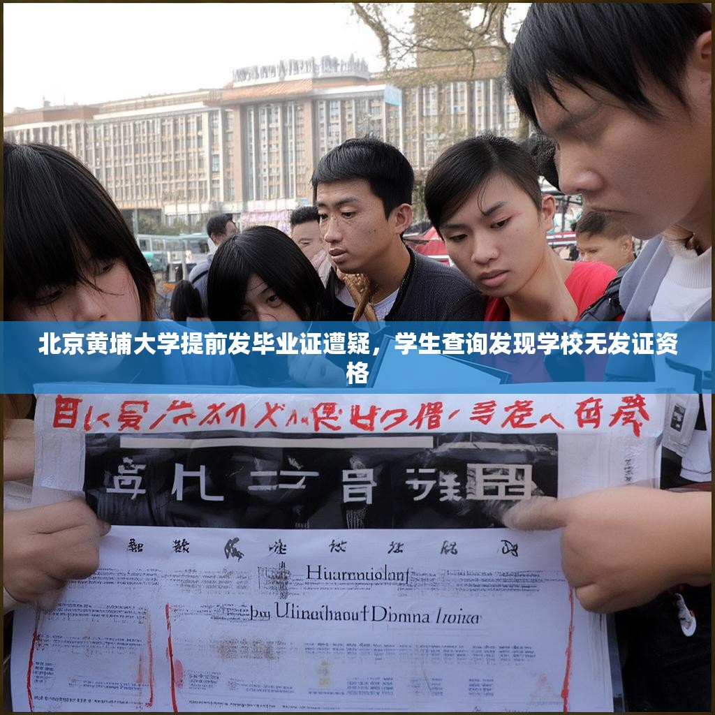 北京黄埔大学提前发毕业证遭疑,学生查询发现学校无发证资格