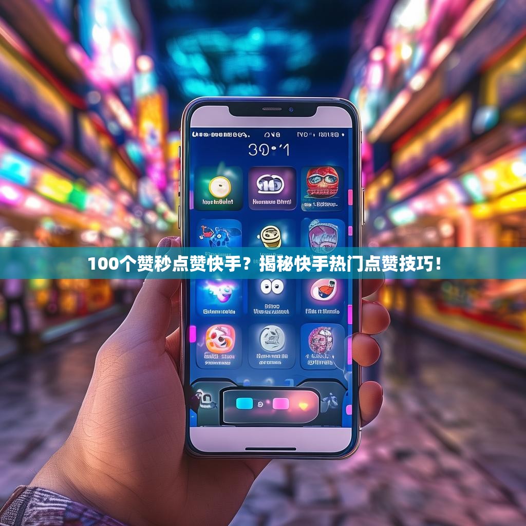 100个赞秒点赞快手？揭秘快手热门点赞技巧！