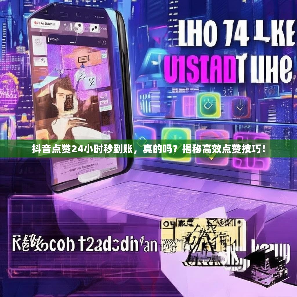 抖音点赞24小时秒到账，真的吗？揭秘高效点赞技巧！