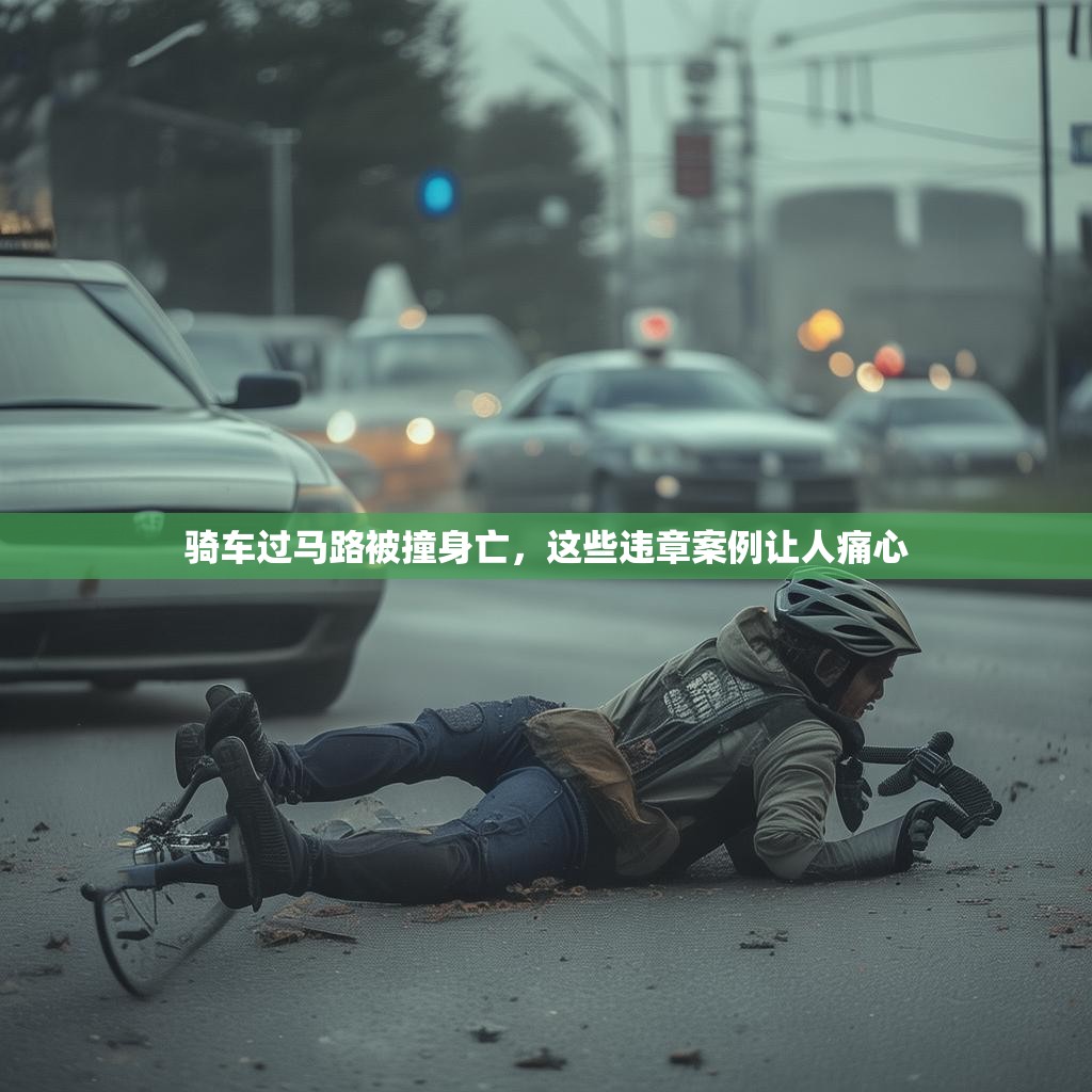 骑车过马路被撞身亡，这些违章案例让人痛心