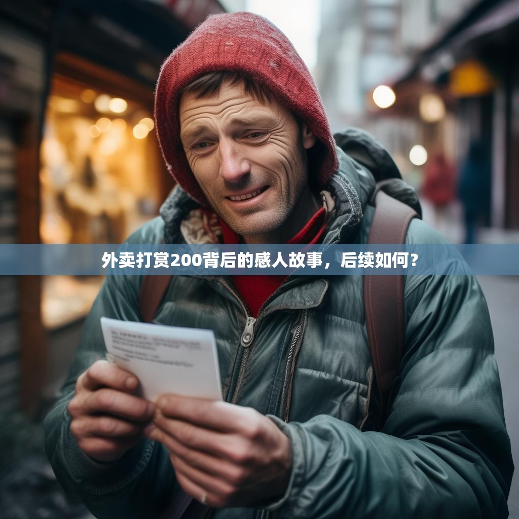 外卖打赏200背后的感人故事,后续如何?