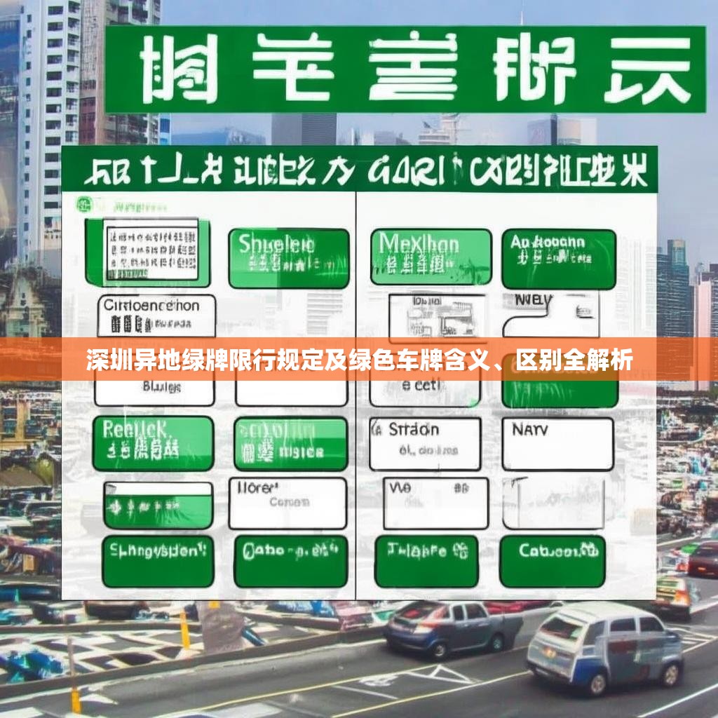 深圳异地绿牌限行规定及绿色车牌含义、区别全解析