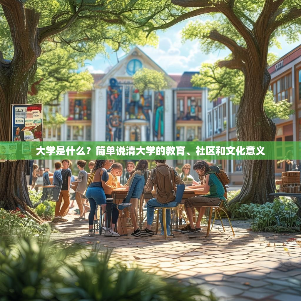 大学是什么？简单说清大学的教育、社区和文化意义