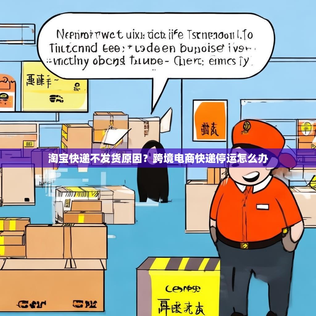 淘宝快递不发货原因？跨境电商快递停运怎么办
