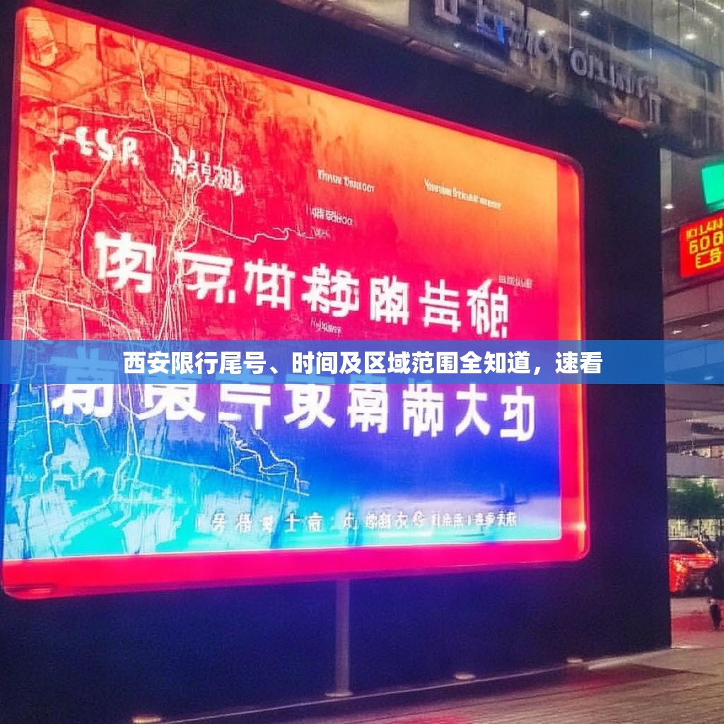 西安限行尾号、时间及区域范围全知道，速看