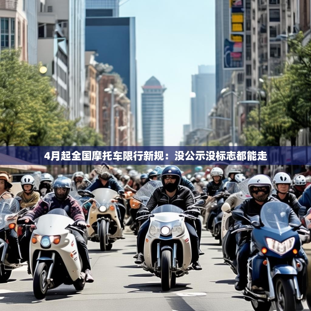 4月起全国摩托车限行新规：没公示没标志都能走
