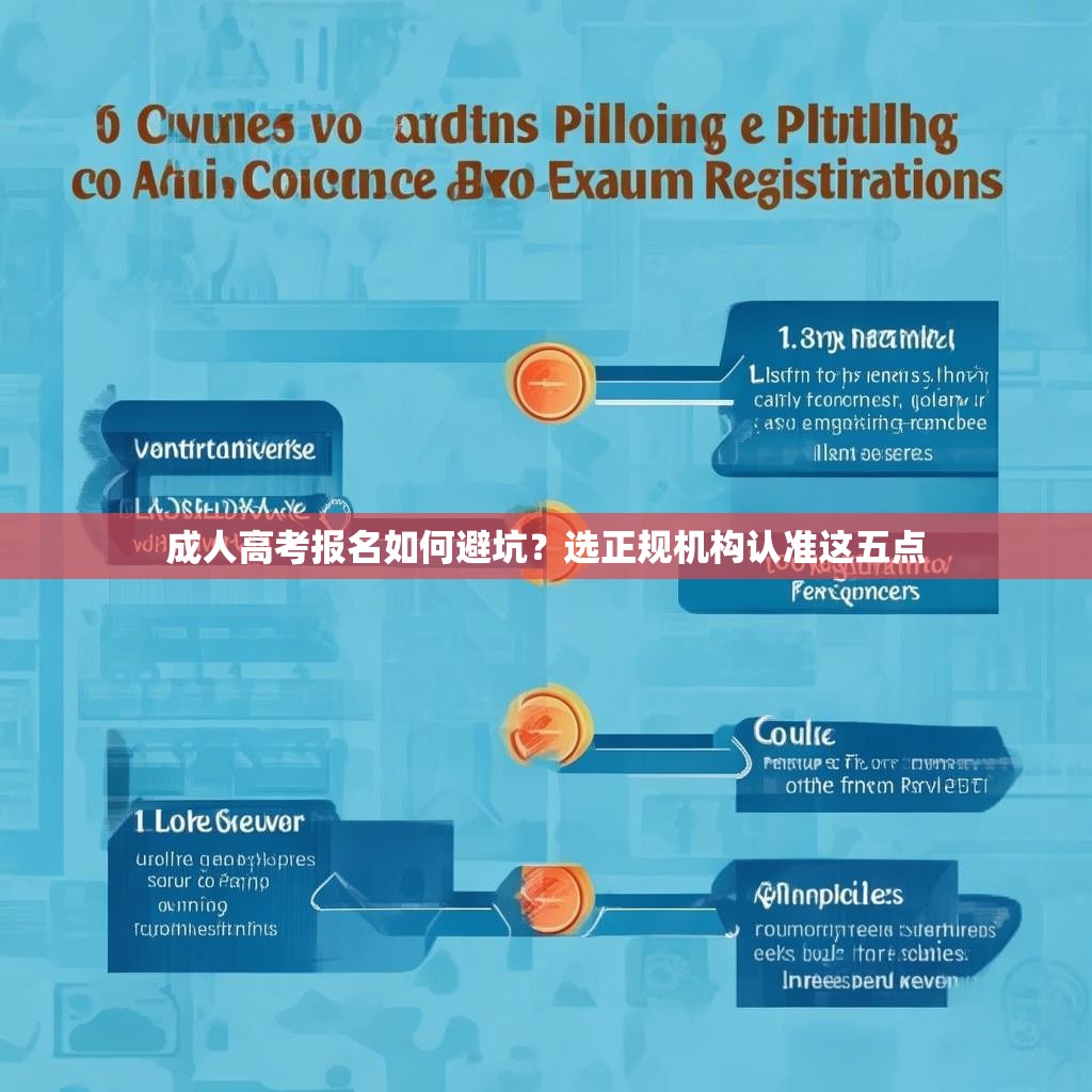 成人高考报名如何避坑?选正规机构认准这五点