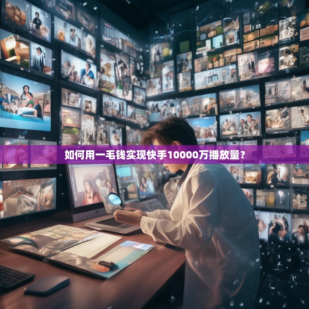 如何用一毛钱实现快手10000万播放量？