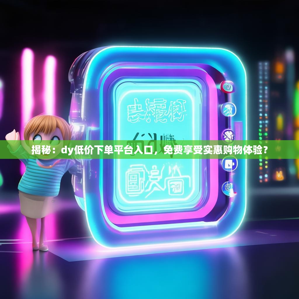 详细阅读:揭秘:dy低价下单平台入口,免费享受实惠购物体验? 揭秘:dy低价下单平台入口,免费享受实惠购物体验?
