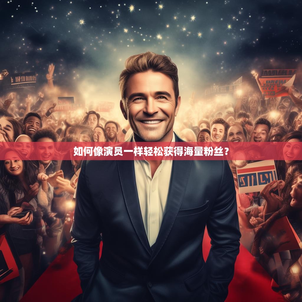 如何像演员一样轻松获得海量粉丝?