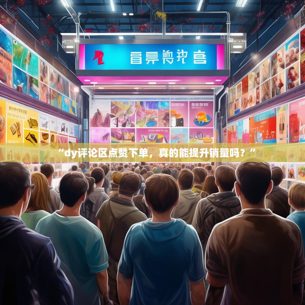 “dy评论区点赞下单，真的能提升销量吗？”
