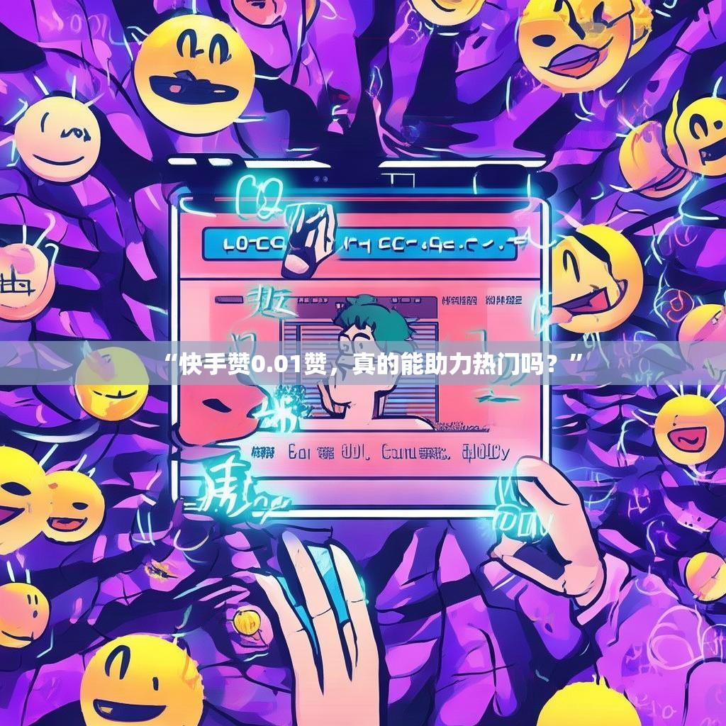 “快手赞0.01赞，真的能助力热门吗？”