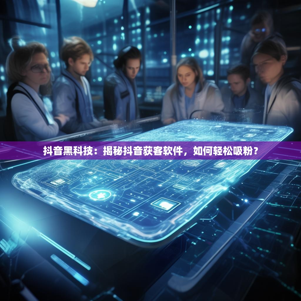 抖音黑科技:揭秘抖音获客软件,如何轻松吸粉?