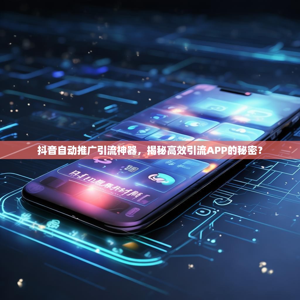 抖音自动推广引流神器，揭秘高效引流APP的秘密？