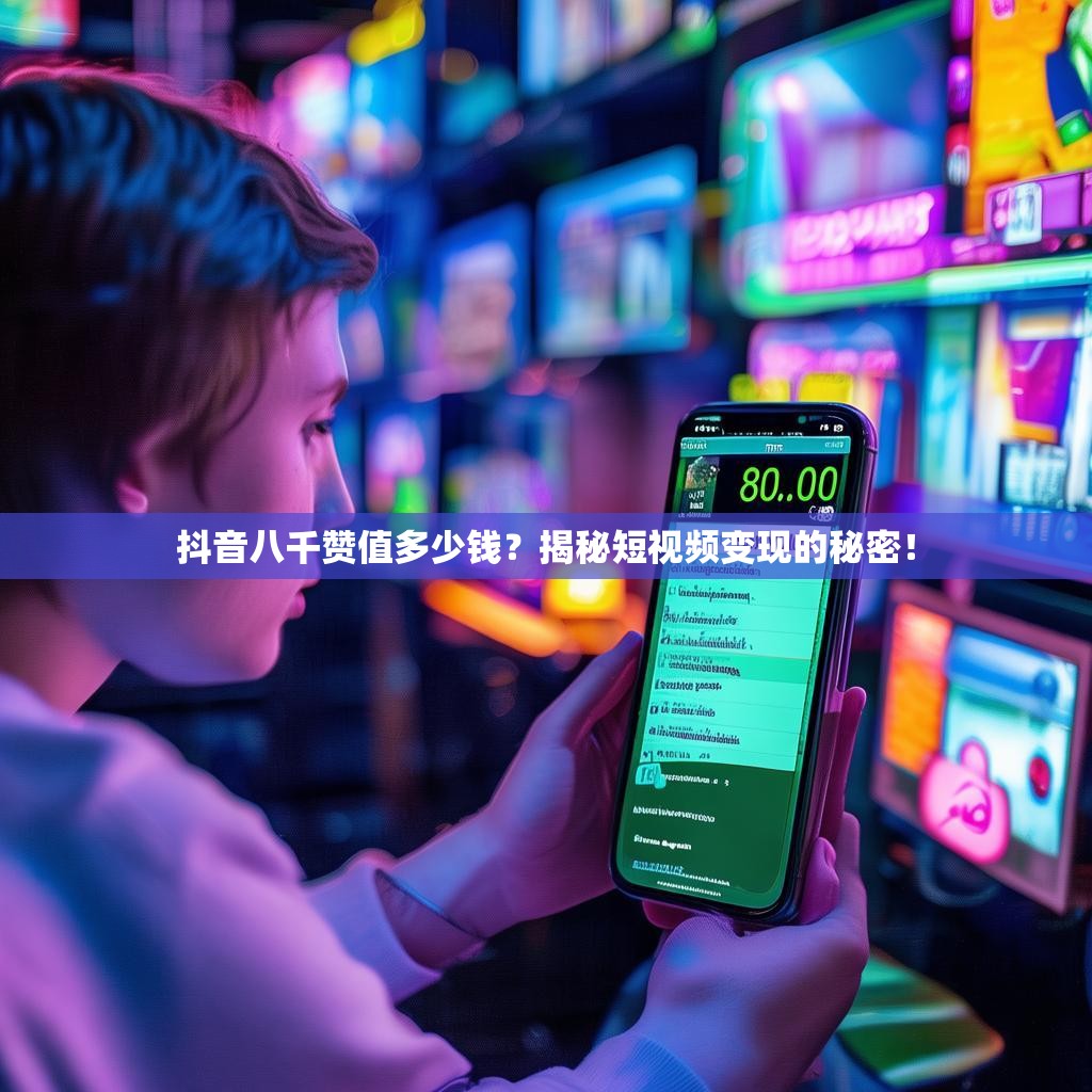 抖音八千赞值多少钱？揭秘短视频变现的秘密！