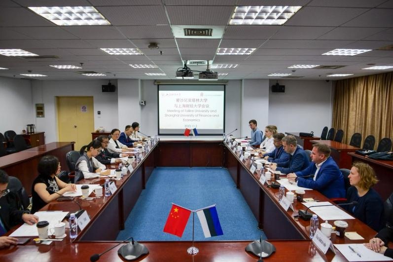 上海财经大学与爱沙尼亚塔林大学探讨深化大学国际交流合作